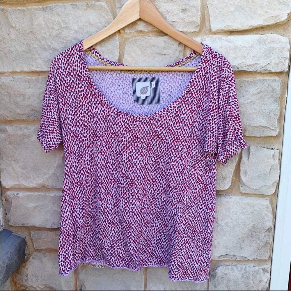 Anthropologie Lilka Wavy Tee
